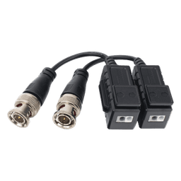 Kit de Transceptores (Baluns) con Terminal PUSH SUPERIOR, Resolución 4K , Cable flexible COAXIAL Blindado / COAXITRON / AUDIO POR COAXITRON / Menu OSD /Conector 100% COBRE / protección TVS, Calidad PREMIUM