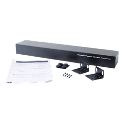 (TRANCEPTOR) RECEPTOR DE VIDEO PASIVO DE 16 CANALES / Resolución 4K / Compatible con cable UTP Cat 5e/6 / Compatible con HD-TVI/CVI/AHD/CVBS / TODO INCLUIDO PARA RACK / Protección Interconstruida contra sobretensión.