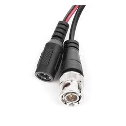 Kit de transceptores activos con conector para alimentación (12V/24Vcc/AC) TurboHD para aplicaciones de video por UTP Cat5e/6 en HD. Distancia de hasta 150 m en 4K 