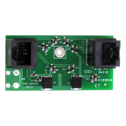 Protector contra sobretensiones RJ45 para telefonía digital y sistemas de intercomunicación; aplica en placas frontales DTK-RM12FP ó DTK-WM6FP 