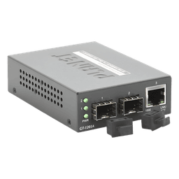 Convertidor de Medios con Doble Puerto SFP 1000BASE-FX/SX/LX y Puerto Ethernet 1000Base-T 