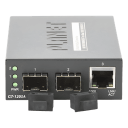 Convertidor de Medios con Doble Puerto SFP 1000BASE-FX/SX/LX y Puerto Ethernet 1000Base-T 