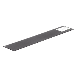 Tapa Ciega para Rack de 19in,  de 2UR, Color Negro