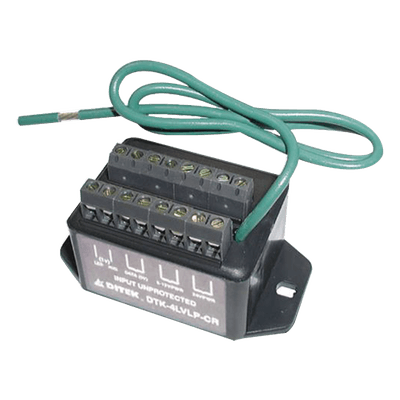 Protector contra descargas / 3 pares / 12-14V / 2,000A / Wiegand / -40°C a 70°C / 9.84 ft cable