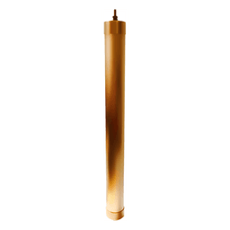 Electrodo Químico de Puesta a Tierra / Tubo Cobre Electrolítico 1" / Longitud 1.5 m (4.9 ft) / Super Absorbente Interno / Borne ½"