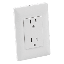 Contacto Inteligente de Pared Doble 120, 15A, con Supresor de Picos Tipo A.
