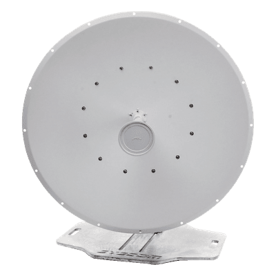 Antena Direccional airFiber X, ideal para enlaces Punto a Punto (PtP), frecuencia 5 GHz (4.9 - 5.8 GHz) de 34 dBi slant 45