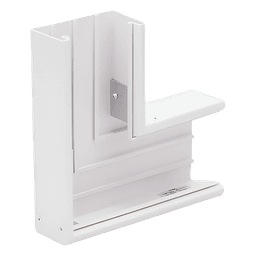 Sección en "L" color blanco de PVC auto extinguible,  para canaleta TEK100 (5576-12100)