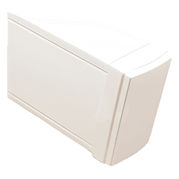 Tapa final en color blanco de PVC auto extinguible,  para canaleta TEK100 (5591-02001)