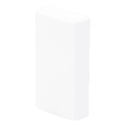 Tapa final en color blanco de PVC auto extinguible,  para canaleta TEK100 (5591-02001)
