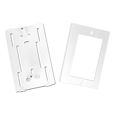 Soporte y tapa universal color blanco de PVC auto extinguible, para canaleta TEK100 (5595-10001)