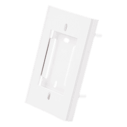 Soporte y tapa universal color blanco de PVC auto extinguible, para canaleta TEK100 (5595-10001)