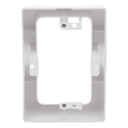 Caja Sin Fondo Universal, Color Blanco de PVC Auto Extinguible (7900-02002)