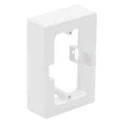 Caja Sin Fondo Universal, Color Blanco de PVC Auto Extinguible (7900-02002)