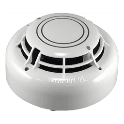 Sensor Fotoeléctrico de Humo y Temperatura / Direccionable / Bajo Perfil 5.08 cm (2 in) / Compensación Automática por Suciedad / LED de Alimentación y Alarma