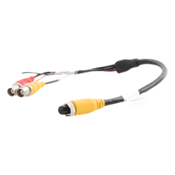 Cable Adaptador para MDVR / Conector Aviación 4 Pines a BNC / Video, Audio y Alimentación / 40 cm (15.7 in)