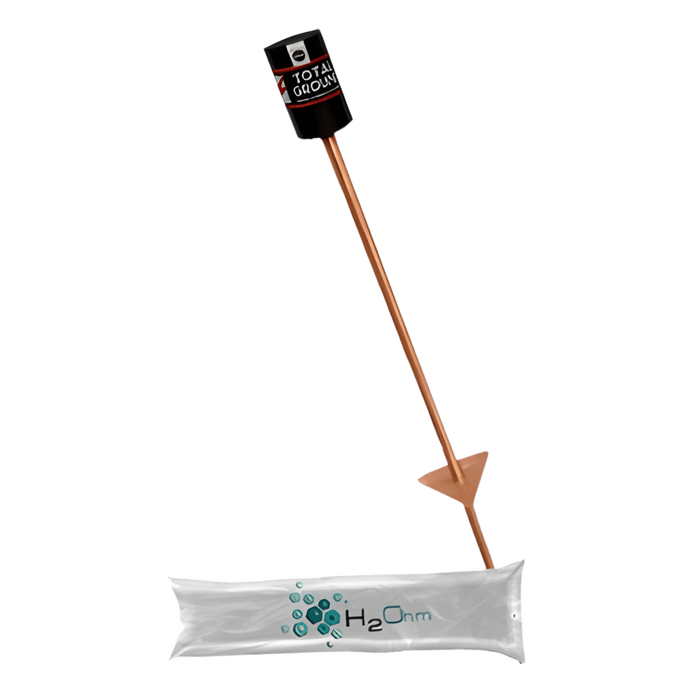 Electrodo Para Tierra Física para Aplicaciones Residenciales y Antenas de Baja Potencia.