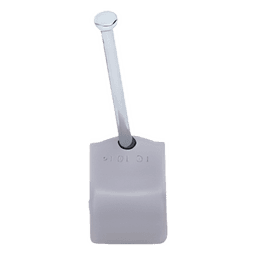 Grapa para cable redondo de 10mm color gris (100pzs) (3104-00100) 