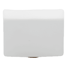 Tapa final color blanco de PVC auto extinguible, para canaleta TMK1720 (5290-02001)