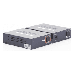 Kit Transmisor y Receptor PoE / Ethernet IP 1 km (3280 ft) / Cable Coaxial / 10/100 Base-TX / 802.3af/at