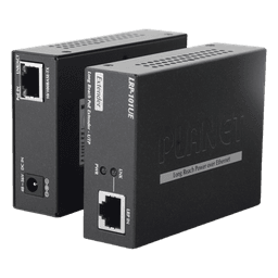 Kit Transmisor y Receptor PoE de Largo Alcance Sobre UTP a 2 Hilos, Hasta 500 m