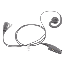 Micrófono de Solapa con Audífono / Cable Kevlar Reforzado / PTT Integrado / Clip Giratorio 360° / Gancho PTE Médico