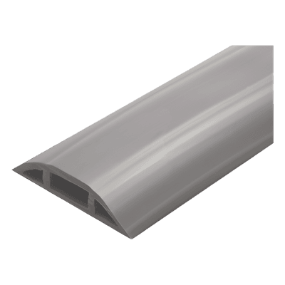 Canaleta flexible color gris de PVC auto extinguible tramo de 2.5m (9300-01253)