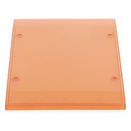 Domo Central de Repuesto / Color Ámbar / Policarbonato UV / Compatible con Barra X67A / Uso Industrial