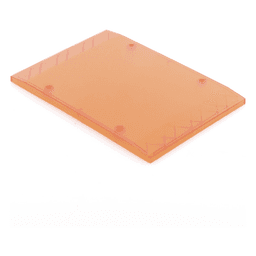 Domo Central de Repuesto / Color Ámbar / Policarbonato UV / Compatible con Barra X67A / Uso Industrial