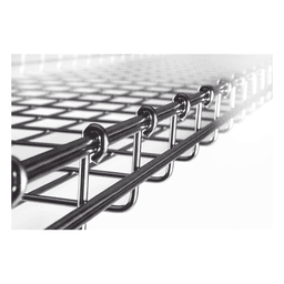 Charola Tipo Malla / 54 mm Peralte / 500 mm Ancho / Electro Zinc / 430 Cables Cat6 / 3 m / 9.84 ft