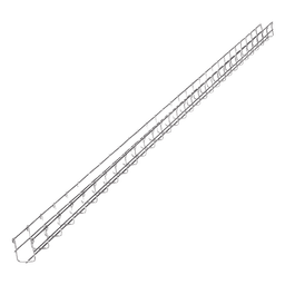 Charola Tipo Malla 66/50 mm, Acabado Electro Zinc, Hasta 53 Cables Cat6, Tramo de 3 Metros