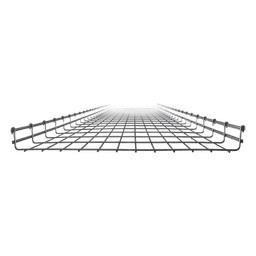 Charola Tipo Malla / 66 mm Peralte / 600 mm Ancho / 3 m Longitud / 10 pies / Electro Zinc / 630 Cables Cat6