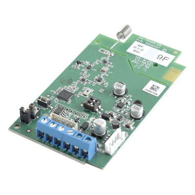 Transceptor Inalámbrico / 916 MHz / 2 Vías / Interfaz Canal Bus / Instalación en Gabinete / Compatibilidad Sensores 1 y 2 Vías