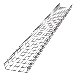 Charola tipo malla / 105x300 mm / Electro zinc / 501 cables Cat6 / 3 m (9.84 ft)