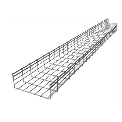 Charola Tipo Malla / 150 mm Peralte / 300 mm Ancho / 3 m Longitud / 9.84 ft / Electro Zinc / 716 Cables Cat6
