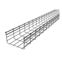 Charola Tipo Malla / 166x200 mm / Electro Zinc / 528 Cables Cat6 / 3 m (9.84 ft)