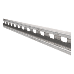 Unicanal perforado / 4x2 U30 / 3000 mm (9.84 ft) / Acero al carbón calibre 16 y 12 / Electro zinc 15-20 μm / ASTM y NF