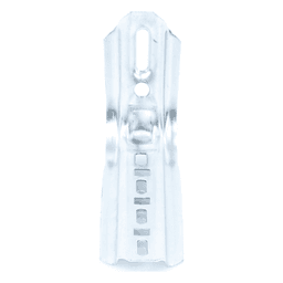 Ménsula omega tipo L inteligente, 210mm de ancho, con acabado Electro Zinc