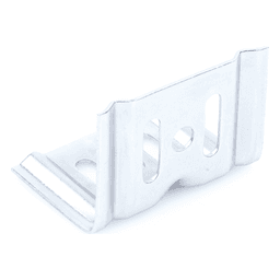 Ménsula económica, para montaje en pared, para anchos de charola de 50mm, con acabado Electro Zinc