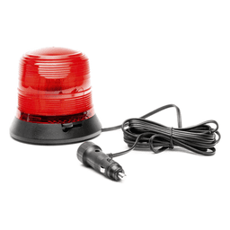 Burbuja brillante de 6 LEDs, color rojo, montaje magnético
