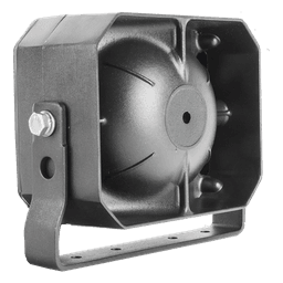 Bocina Compacta de uso rudo, 100 Watts de Potencia, Ideal para vehículos de encubierto, 8 Ohms de Impedancia