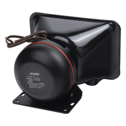 Bocina de uso Rudo, de 100 W, Alto Rendimiento y Base en Aluminio, 8 Ohms de Impedancia