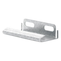 Placa salida a tubo automática para peralte de 66mm y 116mm, con acabado Electro Zinc