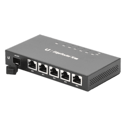 Router Gigabit / 5 Puertos RJ45 + 1 Puerto SFP / Dual-Core 880 MHz / 256 MB DDR3 / EdgeOS / -10°C a 45°C / 4.66 x 2.46 x 0.75 in