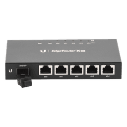 Router Gigabit / 5 Puertos RJ45 + 1 Puerto SFP / Dual-Core 880 MHz / 256 MB DDR3 / EdgeOS / -10°C a 45°C / 4.66 x 2.46 x 0.75 in