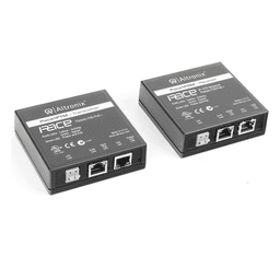 Kit extensor IP y PoE por cable UTP CAT5E hasta 500 mts @ 100 mbps