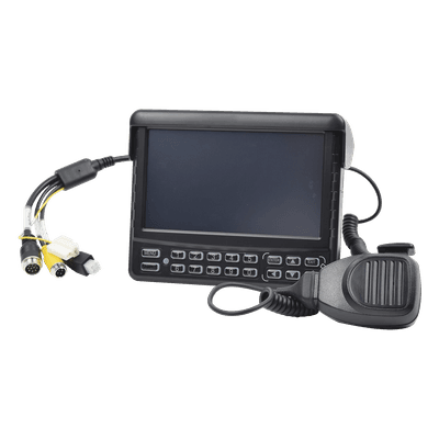 Panel de Control Dáctilar Multifuncional con Monitor de 7" / Soporta Audio de Dos Vías / Compatible con DVR´s Móviles XMR Epcom 