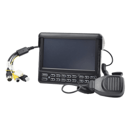 Panel de Control Dáctilar Multifuncional con Monitor de 7" / Soporta Audio de Dos Vías / Compatible con DVR´s Móviles XMR Epcom 