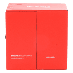 Bobina de 305 Metros (1000 Pies) de Cable / 2 x 22 AWG / Tipo CCA de Color Blanco / Aplicaciones en Alarmas de Intrusión/Control de Acceso/Automatización/ Interfonos y TV Porteros