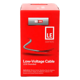 Bobina de 305 Metros (1000 Pies) / Cable de CCA / 6 x 22 AWG / Tipo Aluminio Revestido de Cobre / Aplicaciones en Control de Acceso / Alarmas de Intrusión/Control de Acceso / Automatización / Interfonos y TV Porteros